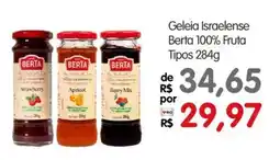 Zona Sul Geleia Israelense Berta 100% Fruta Tipos oferta
