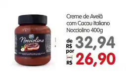 Zona Sul Creme de Avelã com Cacau Italiano Nocciolino oferta