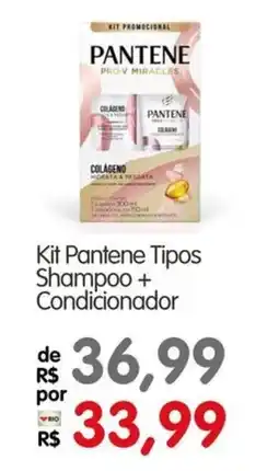 Zona Sul Kit Pantene Tipos Shampoo + Condicionador oferta