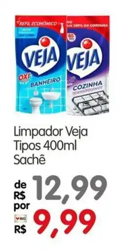 Zona Sul Limpador Veja Tipos Sachê oferta