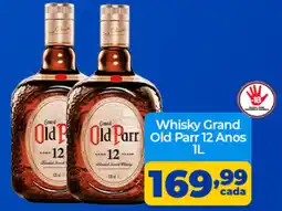 X Supermercados Whisky Grand Old Parr 12 Anos oferta