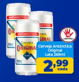 X Supermercados Cerveja Antarctica Original Lata oferta