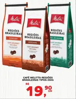 Roldão Café melitta regiões brasileiras tipos oferta