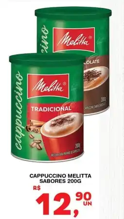Roldão Cappuccino melitta sabores oferta