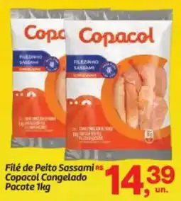Fort Atacadista Filé de Peito Sassami Copacol Congelado Pacote oferta
