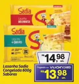 Fort Atacadista Lasanha Sadia Congelada Sabores oferta