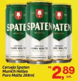 Fort Atacadista Cerveja Spaten Munich Helles Puro Malte oferta