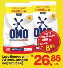 Fort Atacadista Lava Roupas em Pó Omo Lavagem Perfeita oferta