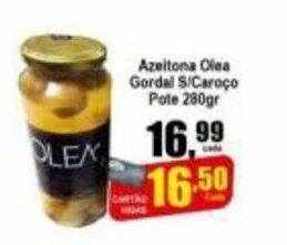 Higa's Supermercado Azeitona Olea Gordal c/ Caroco pote 280g oferta