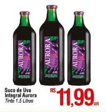 Fort Atacadista Suco de Uva Integral Aurora 1.5L oferta