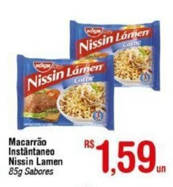 Fort Atacadista Macarrao instantaneo Nissin Lamen 85g oferta