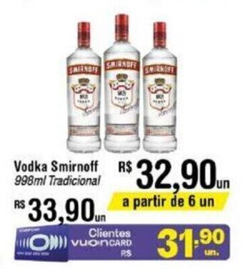 Fort Atacadista Vodka Smirnoff 998ml oferta