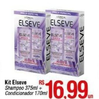 Fort Atacadista Kit Elseve Shampoo 375ml + Condicionador 170ml oferta