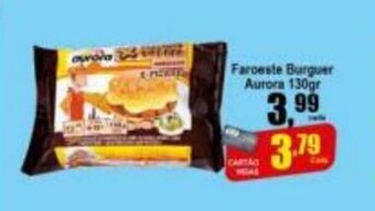 Higa's Supermercado Faroeste Burguer Aurora 130g oferta