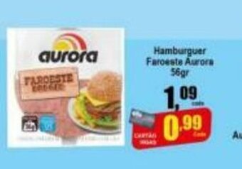 Higa's Supermercado Hamburguer Faroeste Aurora 56g oferta