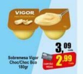 Higa's Supermercado Sobremesa Vigor Choc/ Choc Bco 180g oferta