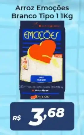 Atakarejo Arroz Emocoes Branco Tipo 1kg oferta