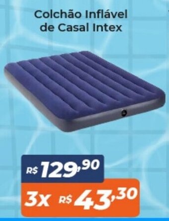 Colchao Inflavel de Casal Intex