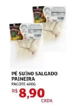 Assaí Atacadista Pé suíno salgado paineira pacote oferta