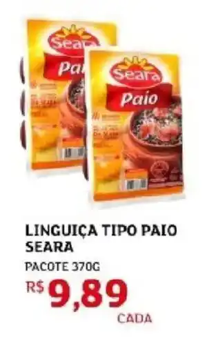 Linguiça tipo paio seara pacote