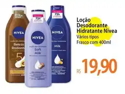 Atacadão Loção Desodorante Hidratante Nivea Vários tipos oferta