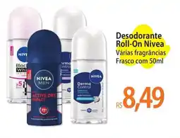 Atacadão Desodorante Roll-On Nivea Várias fragrâncias Frasco oferta