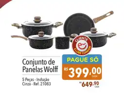 Supermercados Condor Conjunto de Panelas Wolff oferta