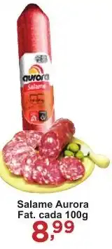 Rossi Supermercado Salame Aurora Fat. cada oferta