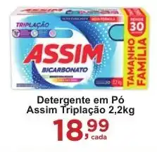 Rossi Supermercado Detergente em Pó Assim Triplação oferta