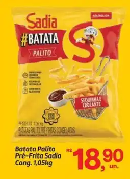Fort Atacadista Batata Palito Pré-Frita Sadia Cong. oferta