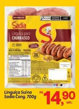 Fort Atacadista Linguiça Suína Sadia Cong. oferta