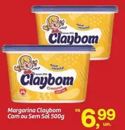 Fort Atacadista Margarina Claybom Com ou Sem Sal oferta