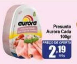 Higa's Supermercado Presunto Aurora Cada 100g oferta