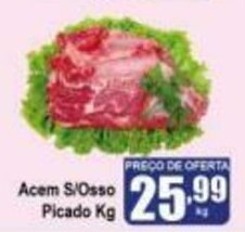 Higa's Supermercado Acem s/ Osso Picado 1kg oferta