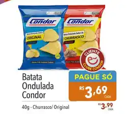 Supermercados Condor Batata Ondulada Condor oferta