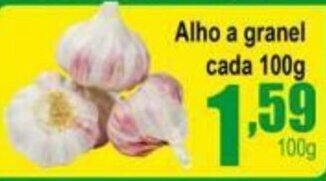Higa's Supermercado Alho a granel cada 100g oferta