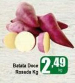 Higa's Supermercado Batata Doce Rosada 1kg oferta