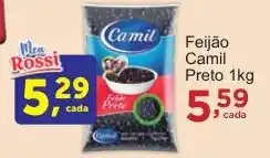 Rossi Supermercado Feijão Camil Preto oferta