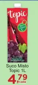 Rossi Supermercado Suco Misto Topic oferta