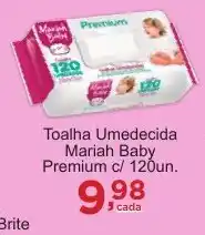 Rossi Supermercado Toalha Umedecida Mariah Baby Premium c/ 120un. oferta