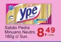 Rossi Supermercado Sabão Pedra Minuano Neutro c/ 5un. oferta