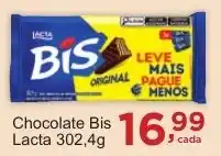Rossi Supermercado Chocolate Bis Lacta oferta