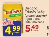 Rossi Supermercado Biscoito Triunfo oferta