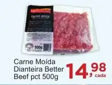 Rossi Supermercado Carne Moída Dianteira Better Beef pct oferta