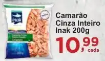 Rossi Supermercado Camarão Cinza Inteiro Inak oferta