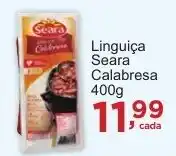 Rossi Supermercado Linguiça Seara Calabresal oferta