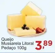 Rossi Supermercado Queijo Mussarela Litoral Pedaço oferta