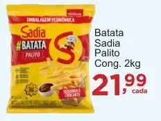 Rossi Supermercado Batata Sadia Palito Cong. oferta