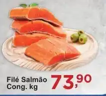 Rossi Supermercado Filé Salmão Cong. oferta