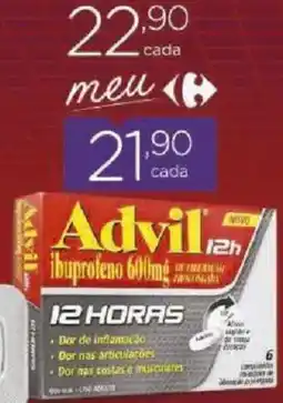 Carrefour Advil ibuprofeno 600mg oferta